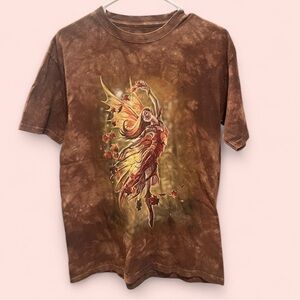 Brown fairy graphic tee #fairycore